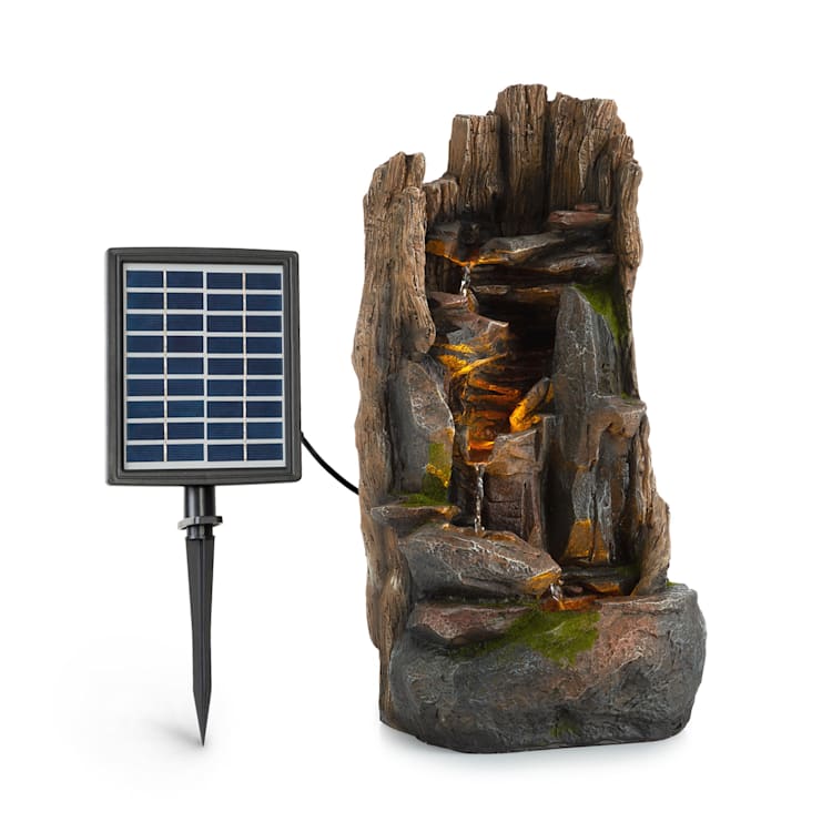 Magic Tree, fântână solară, iluminat cu LED, poliresină