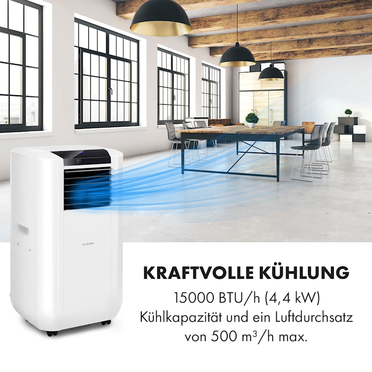 Max Breeze Smart mobile Klimaanlage 15000 BTU/h (4,4 kW) EEC A Weiß