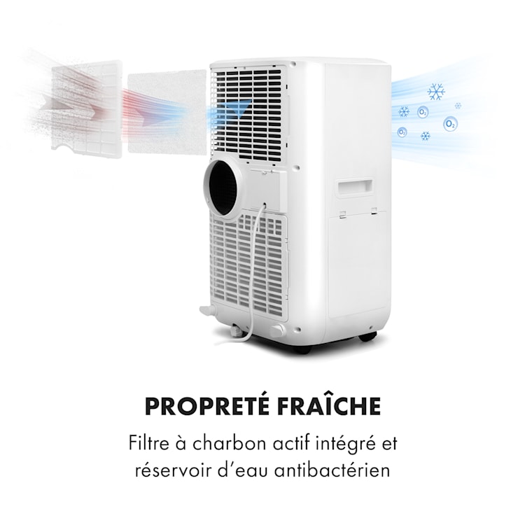 Max Breeze Smart climatiseur mobile 15000 BTU/h (4,4 kW) EEC A Blanc