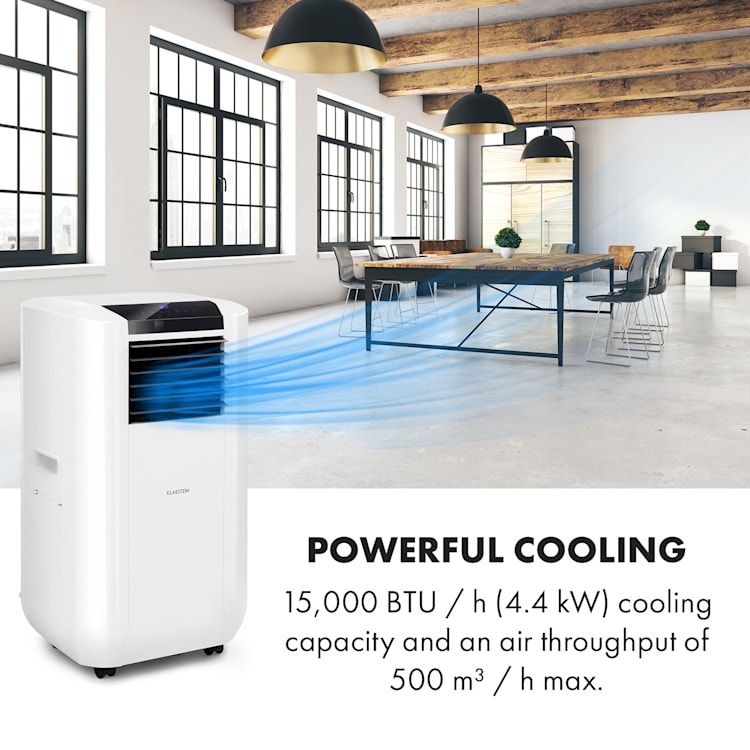 Max Breeze Smart, mobilna klimatska naprava, 15000 BTU/h (4,4 kW), energijski razred A 15.000 BTU | Bela