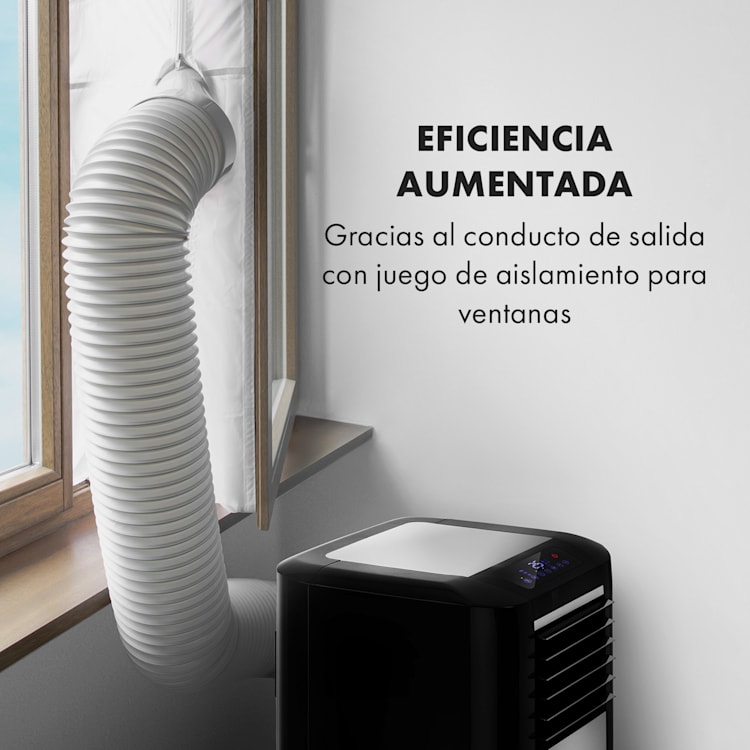 Acondicionador de aire móvil Max Breeze Smart 15000 BTU/h (4,4 kW) EEC A Negro