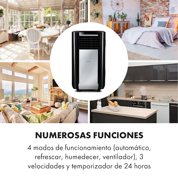 Acondicionador de aire móvil Max Breeze Smart 15000 BTU/h (4,4 kW) EEC A Negro