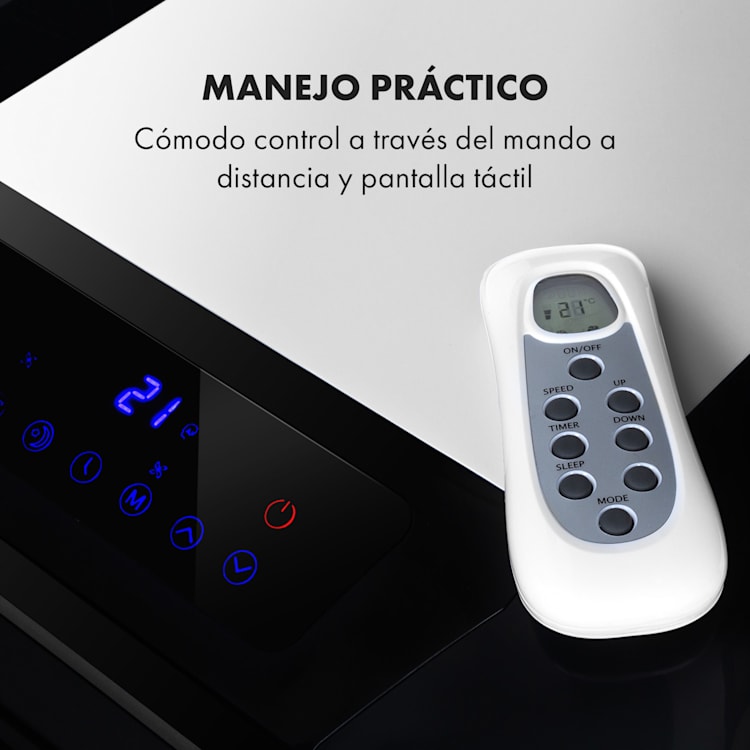 Acondicionador de aire móvil Max Breeze Smart 15000 BTU/h (4,4 kW) EEC A Negro
