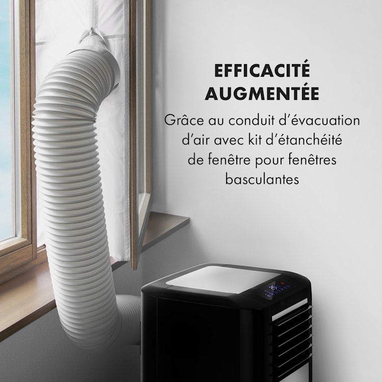 Max Breeze Smart climatiseur mobile 15000 BTU/h (4,4 kW) EEC A Noir