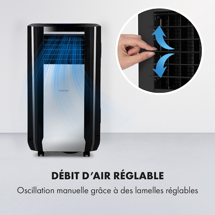 Max Breeze Smart climatiseur mobile 15000 BTU/h (4,4 kW) EEC A Noir