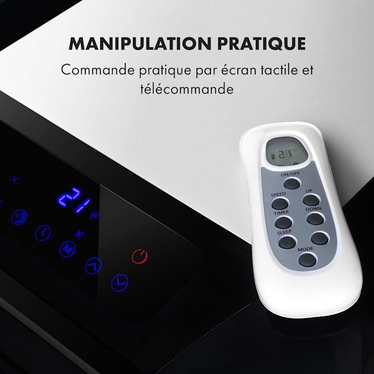 Max Breeze Smart climatiseur mobile 15000 BTU/h (4,4 kW) EEC A Noir