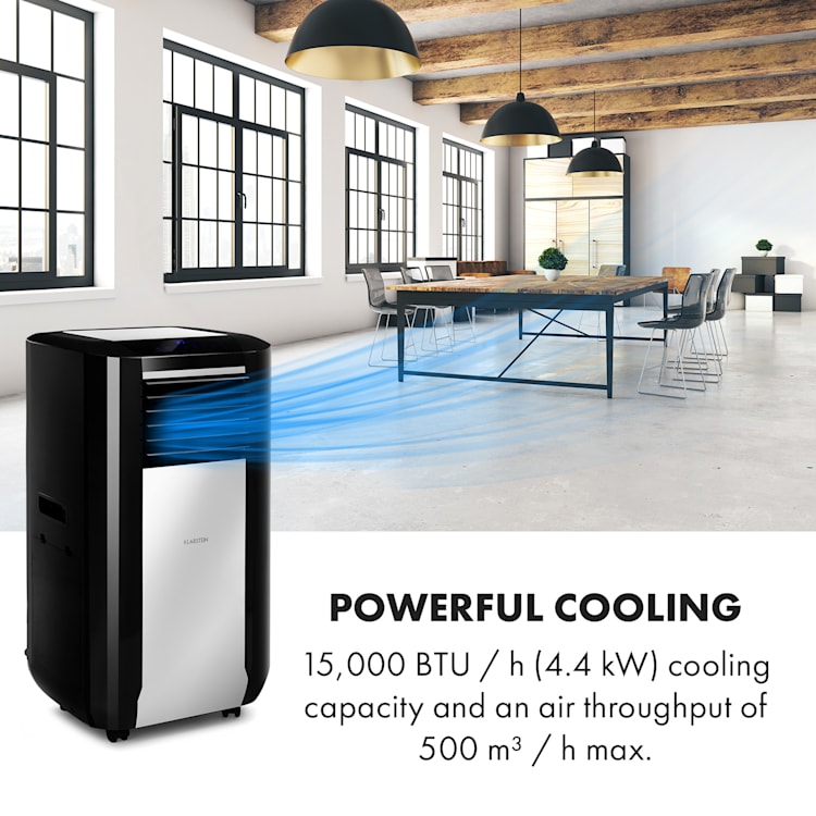 Max Breeze Smart mobile air conditioner 15000 BTU/h (4.4 kW) EEC A Black