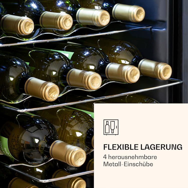 Ultimo 20 Uno Weinkühlschrank 53l Touch-Bedienfeld 131W 5-18°C 1 Kühlzone | 20 Flaschen