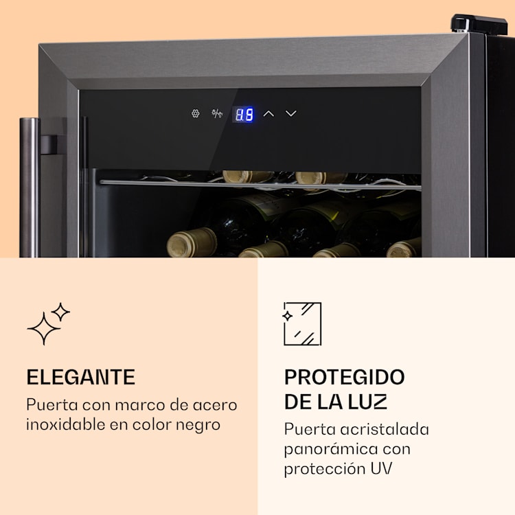 Ultimo 20 Uno nevera para vinos 53l panel de control táctil 131 W 5-18 °C 1 zona de refrigeración | 20 botellas