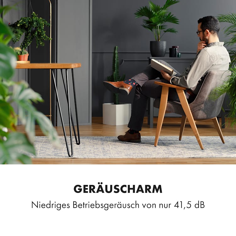 Mana Peak Säulenventilator 3 Stufen 3 Modi 50 W Schwarz
