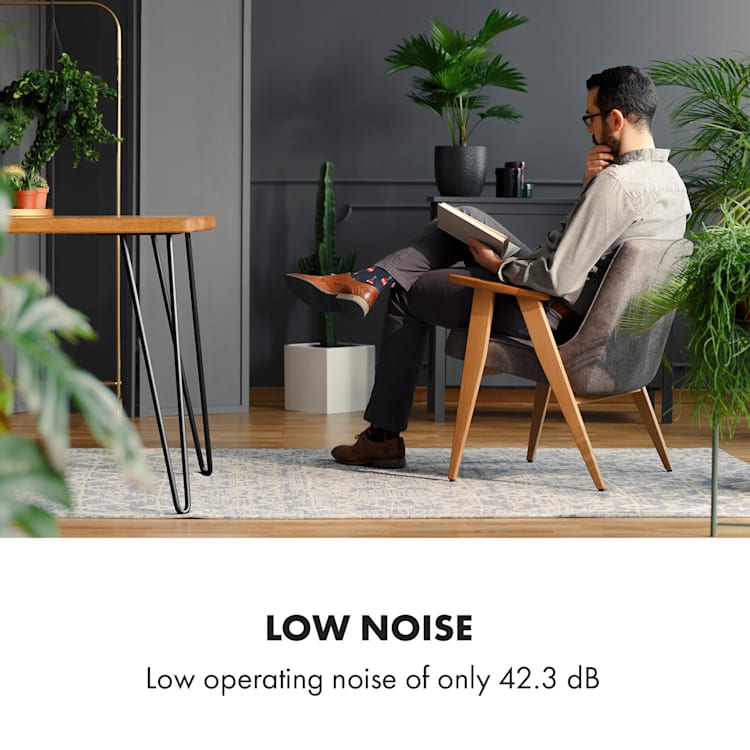 Mount Everest, sloupový ventilátor, 3 úrovně, 3 režimy, 40 W Bílá