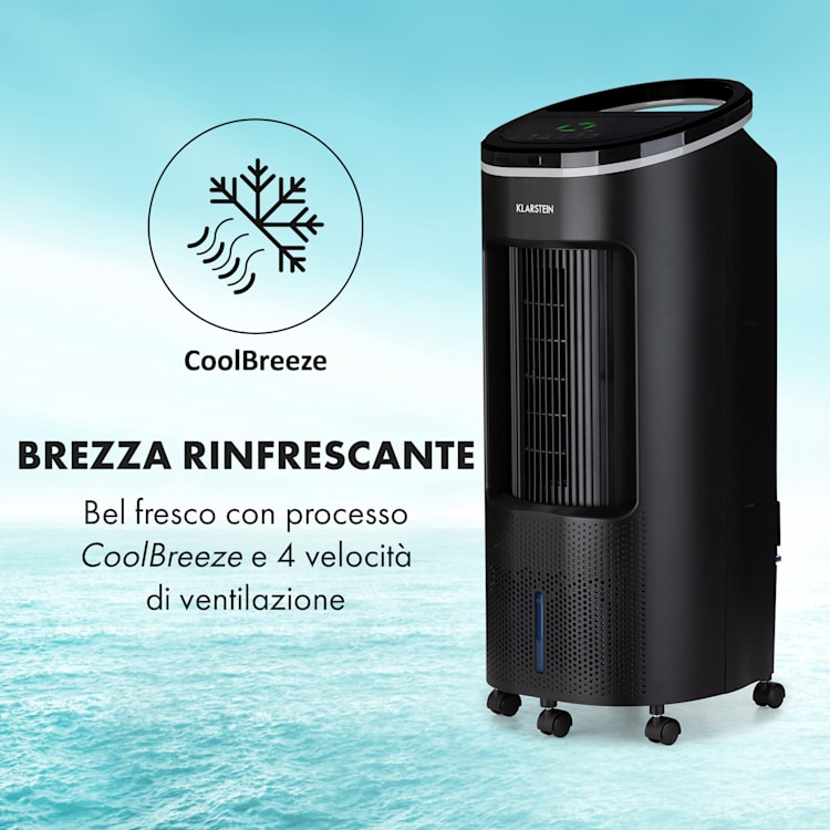 IceWind Plus - Raffrescatore evaporativo 4 in 1, 330 m³/h, oscillazione, telecomando - Image 4