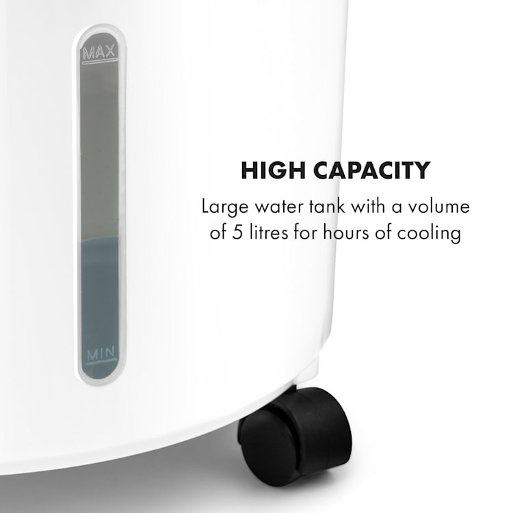 Skypillar Climatizador evaporativo 3 en 1 Humidificador Depósito 5L Control remoto Panel táctil Blanco