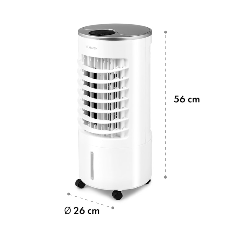 Skypillar 3-in-1 Luftkühler Ventilator Luftbefeuchter Tank 5L Fernbedienung Touch-Panel Weiß