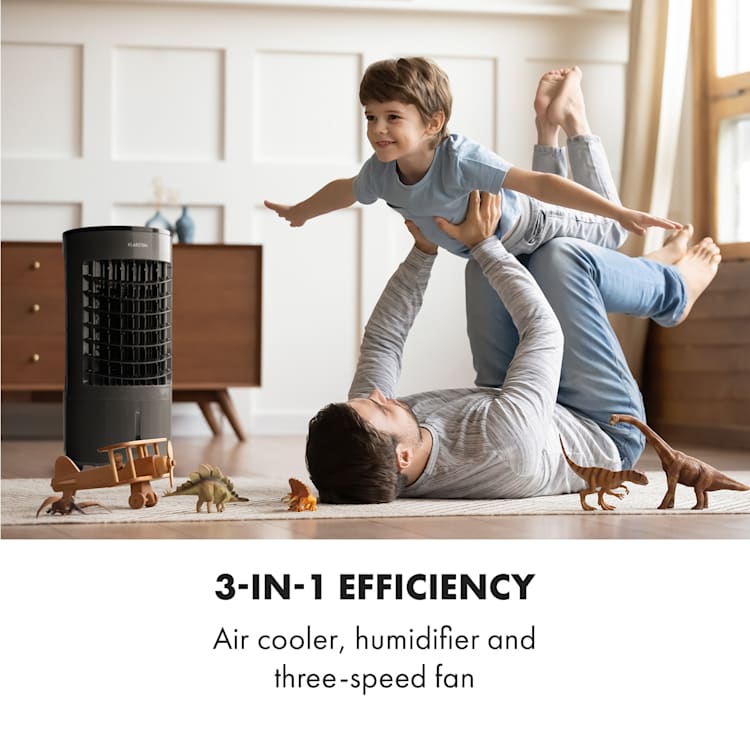 Skypillar, 3 az 1-ben léghűtő, ventilátor, párásító, 5 literes tartály, távirányító Sötétszürke