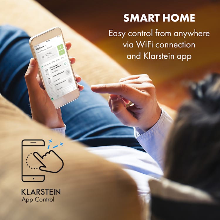 Metrobreeze New York 7k climatiseur mobile 7000 BTU/2,1 kW CEE A télécommande
