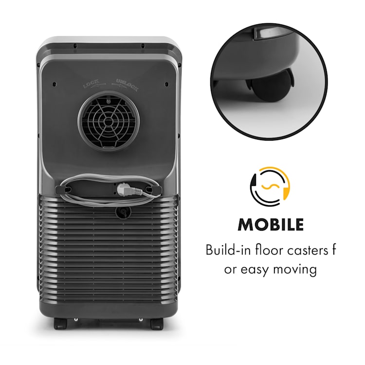 Metrobreeze New York 7k climatiseur mobile 7000 BTU/2,1 kW CEE A télécommande
