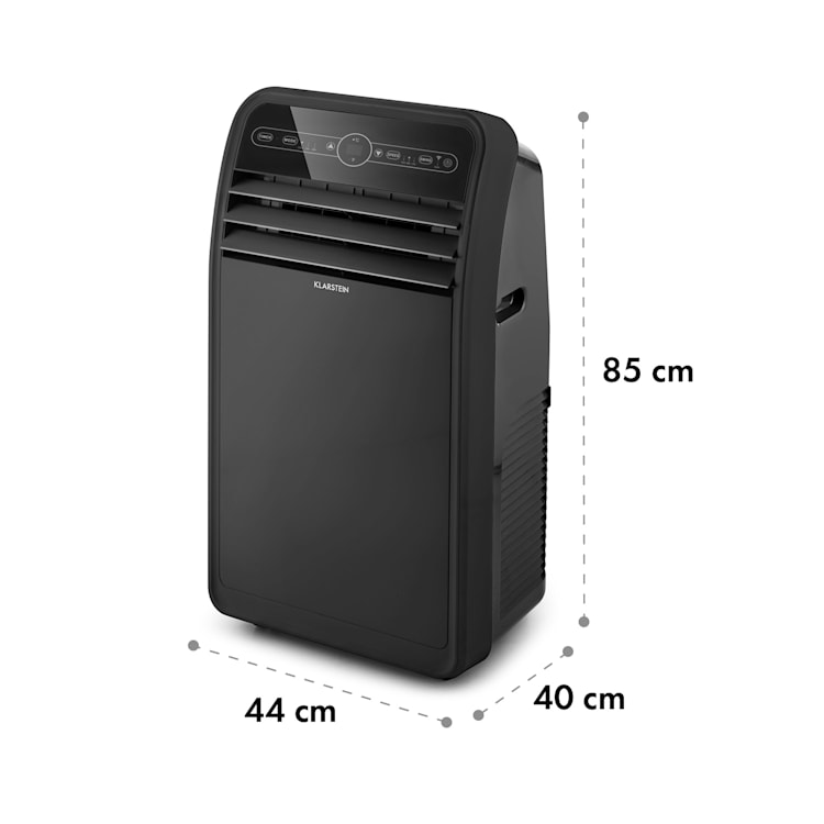 Metrobreeze New York Smart 12k mobile Klimaanlage 12000 BTU / 3,5 kW EEC A Fernbedienung 12.000 BTU | Schwarz