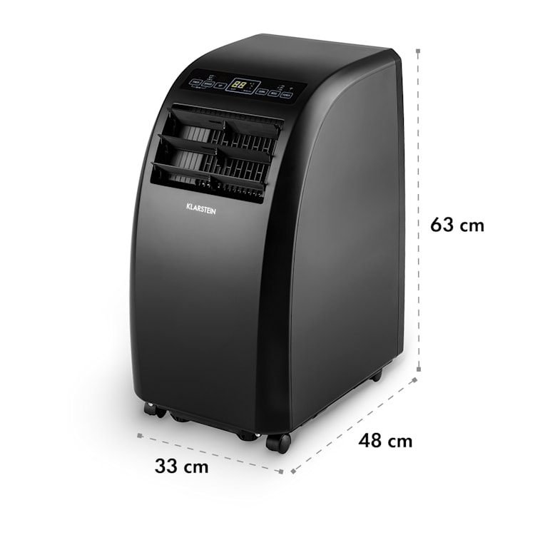 Metrobreeze Rom Smart mobile Klimaanlage 10.000 BTU / 3,0 kW EEC A+ Fernbedienung Schwarz