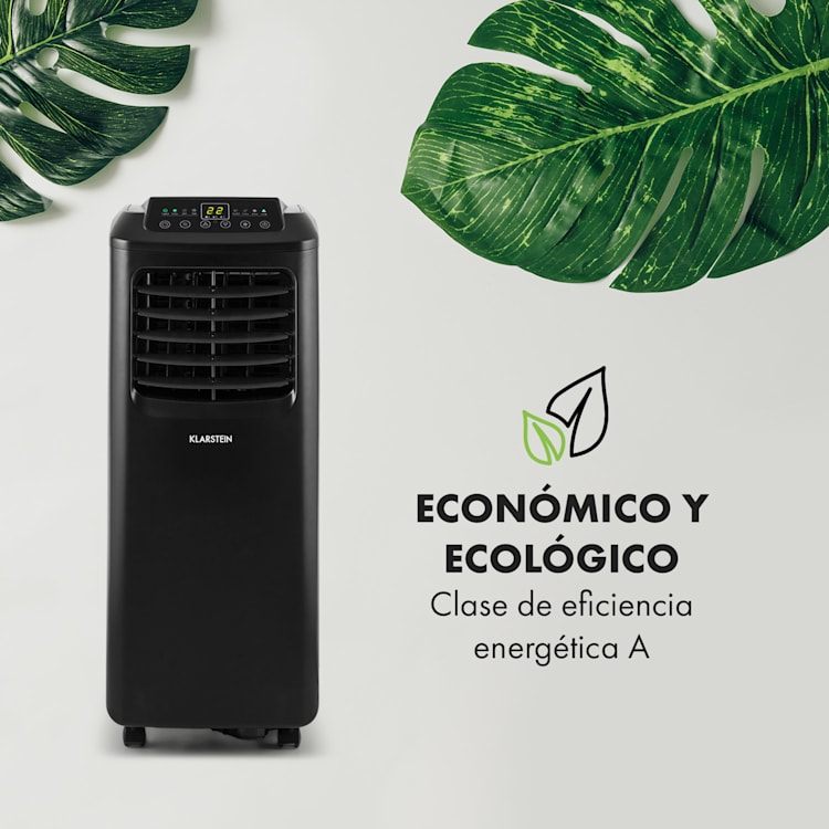 Pure Blizzard Smart 7k aire acondicionado portátil 7000 BTU/2,1 kW EEC A Control remoto 7.000 BTU | Negro