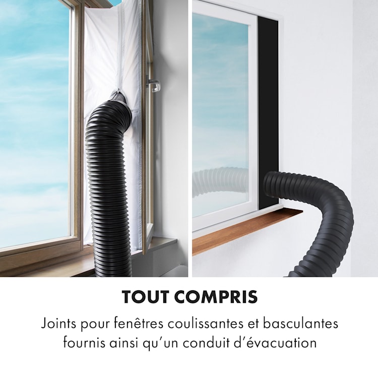 Climatiseur mobile Pure Blizzard Smart 7k 7000 BTU/2,1 kW EEC A Télécommande 7.000 BTU | Noir