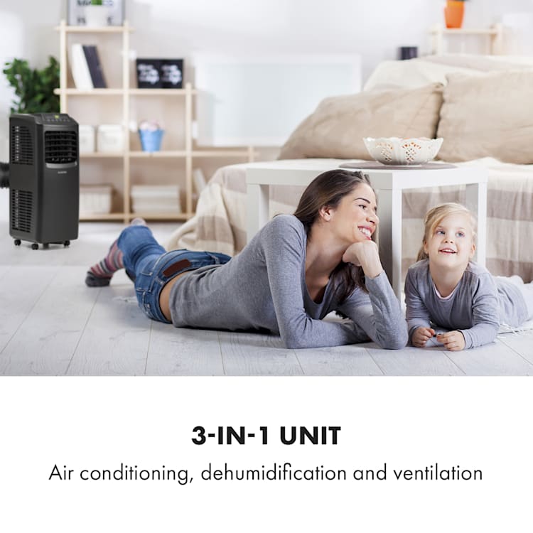 Pure Blizzard Smart 7k Ar Condicionado Móvel 7000 BTU/2,1 kW EEC A Contolo Remoto 7.000 BTU | Preto