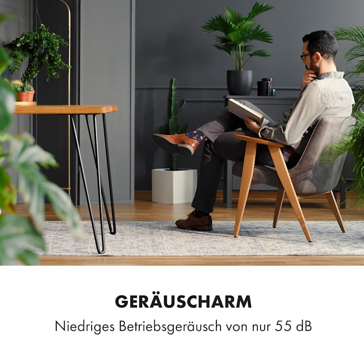 Grandbreeze Eco 12K Klimaanlage 3-in-1 460 m³/h 12.000 BTU/1,35 kW Schwarz