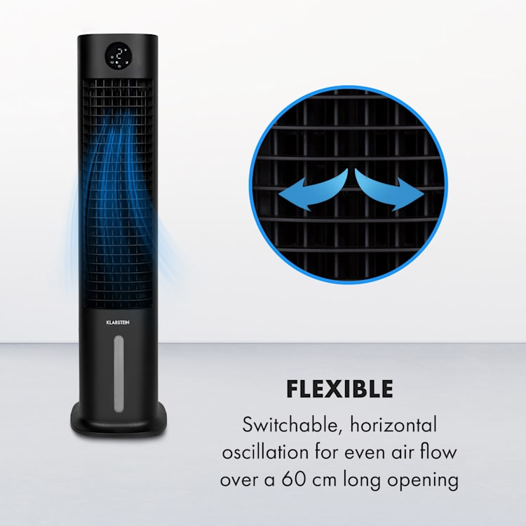 Skytower Grand Smart luchtkoeler 80W 480 m³/h 8 liter mobiel Grand | Zwart