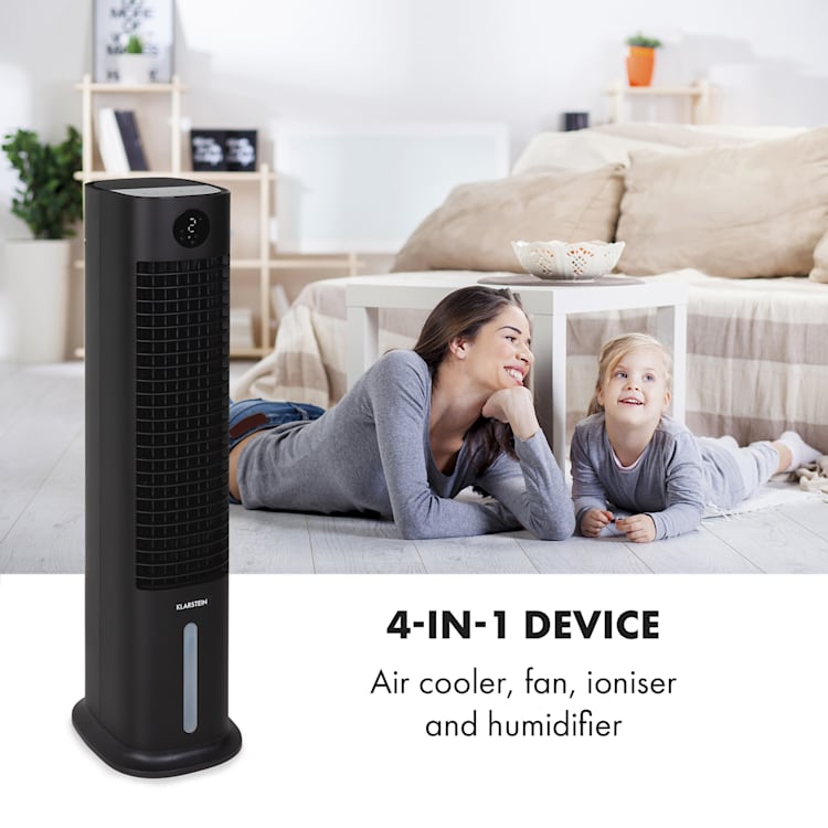 Skytower Grand Smart luchtkoeler 80W 480 m³/h 8 liter mobiel Grand | Zwart