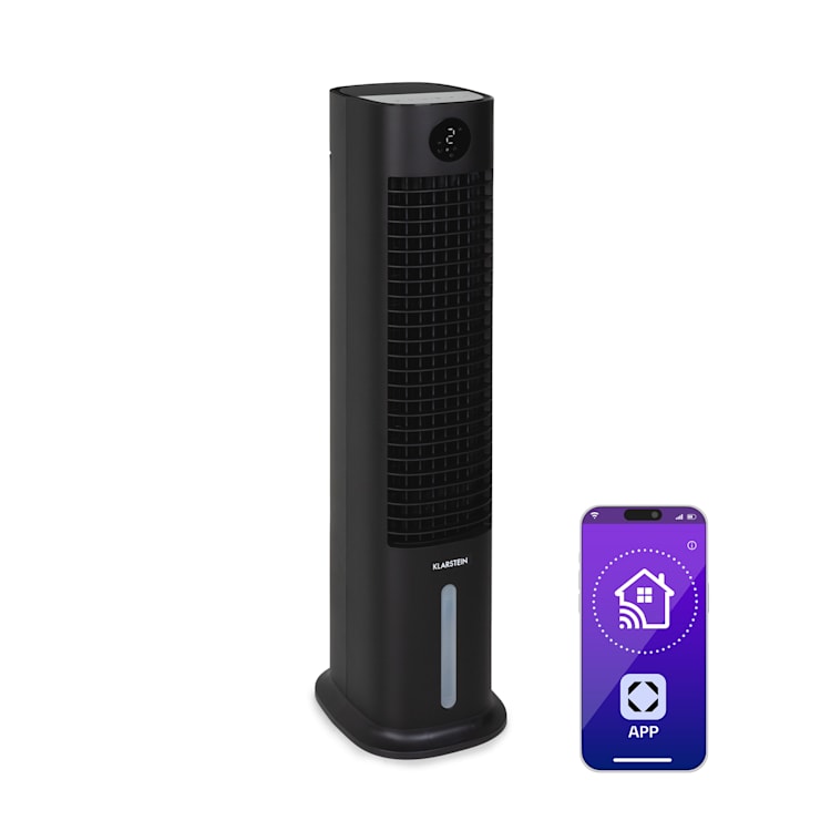Skytower Grand Smart luchtkoeler 80W 480 m³/h 8 liter mobiel Grand | Zwart