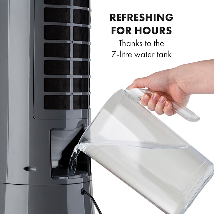 Skyscraper Frost Air Cooler 45 W 7 litres 2 mobile cooling batteries Grey