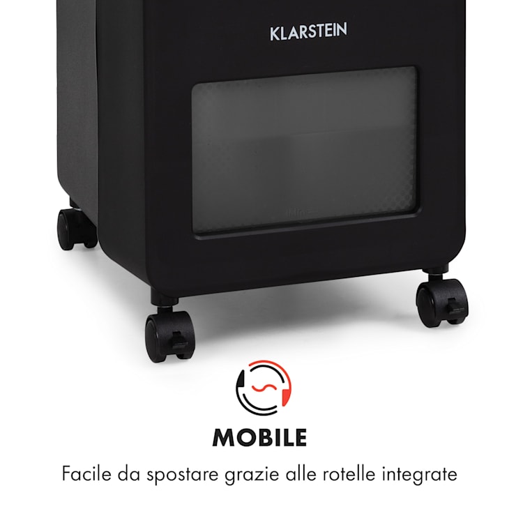 Cooler Rush, Ventilatore, Raffreddatore Evaporativo, Telecomando, 2 Piastre Eutettiche, 5,5L, 45W