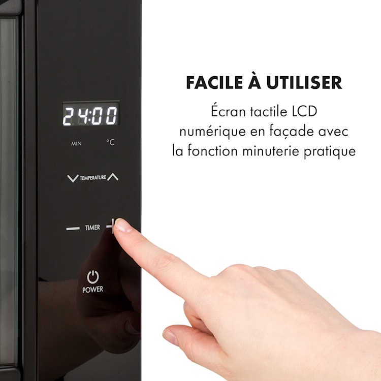 Mega Jerky Déshydrateur 650W 50-80 ° C Minuterie à écran tactile LCD