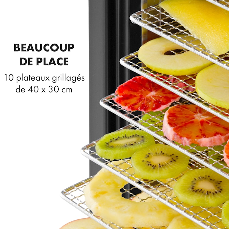 Mega Jerky Déshydrateur 650W 50-80 ° C Minuterie à écran tactile LCD
