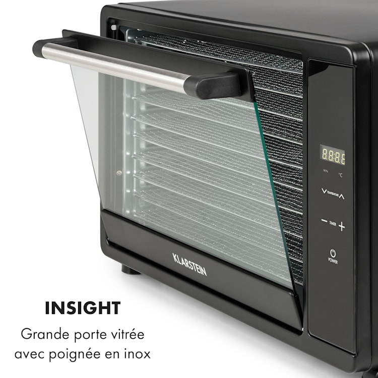 Mega Jerky Déshydrateur 650W 50-80 ° C Minuterie à écran tactile LCD