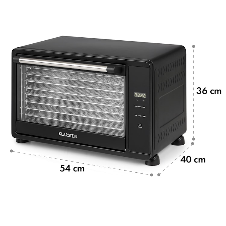 Mega Jerky, automat do suszenia, 650 W, 50–80°C, wyświetlacz dotykowy LC, timer