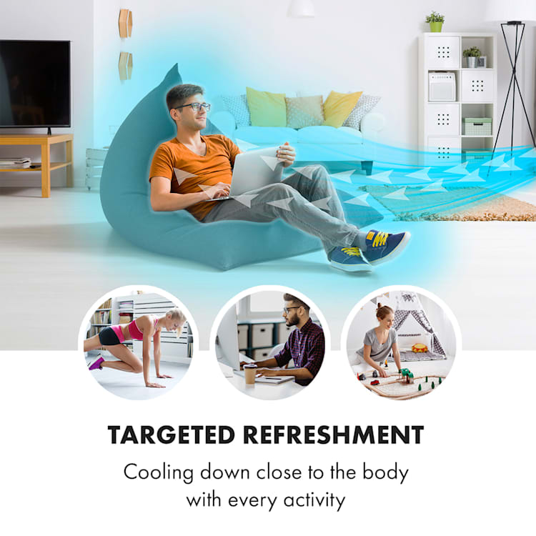 Iceberg Breeze 2-in-1 Luftkühler 65 Watt 283 m3/h 10 L Tank 2 Kühlakkus