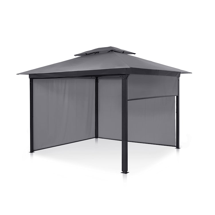 Grandezza Cortina, záhradný pavilón, 3 × 3 m, 4 bočné diely 3 x 3 m | Šedá