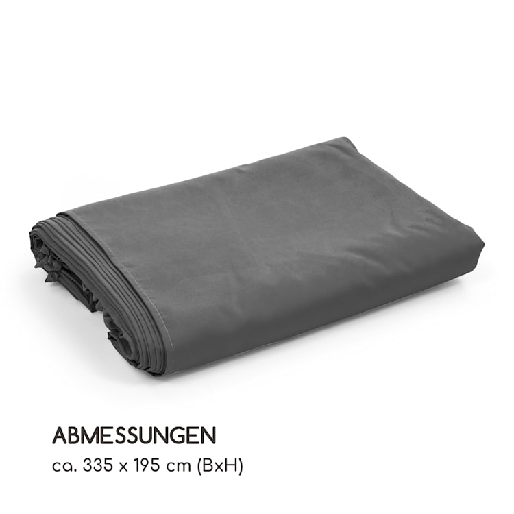 Pantheon Solid Sky Pavillon-Seitenwände 3x4 4 Stück 140g/m² 3 x 4 m | Dunkelgrau