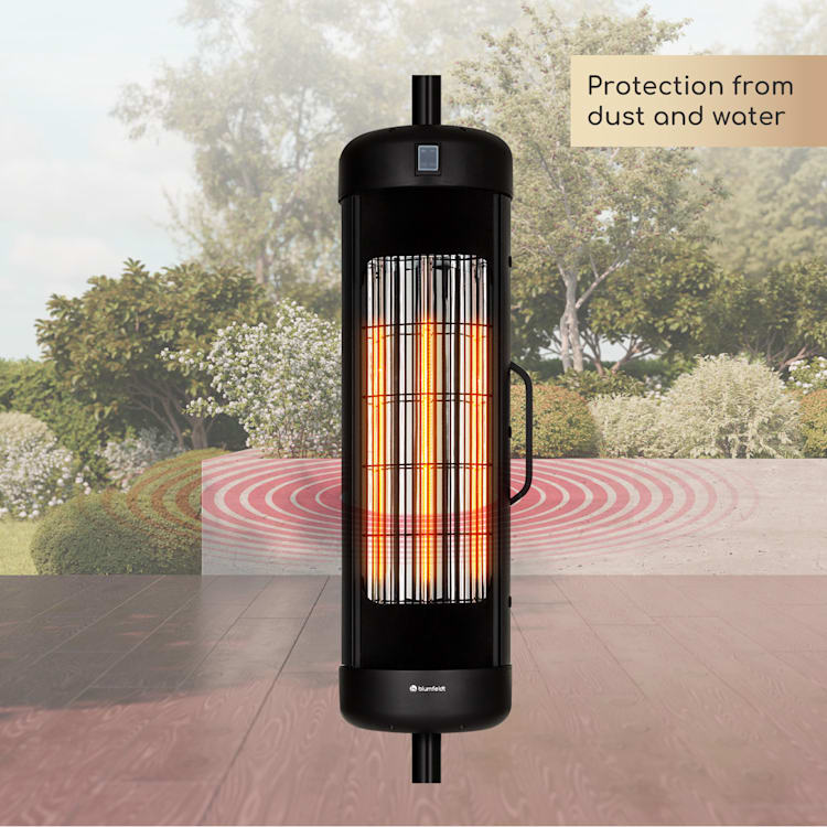 Heat Guru Turbo, sálavý ohrievač, 2000 W, IP54, vonkajšie použitie, montáž na slnečníky