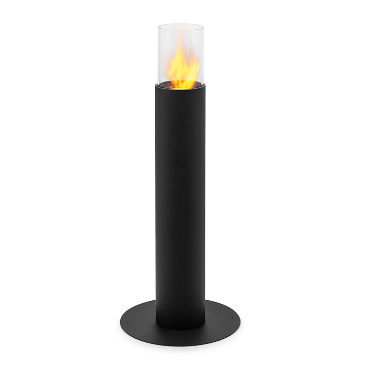 Fiamme Pila Ethanol-Kamin Edelstahl-Brenner 0,5 Liter 4-5 h Brenndauer Schwarz