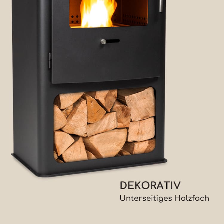 Fiamme Cantal Ethanol-Kamin Edelstahl-Brenner 1,2 Liter 4-6 h Brenndauer Schwarz