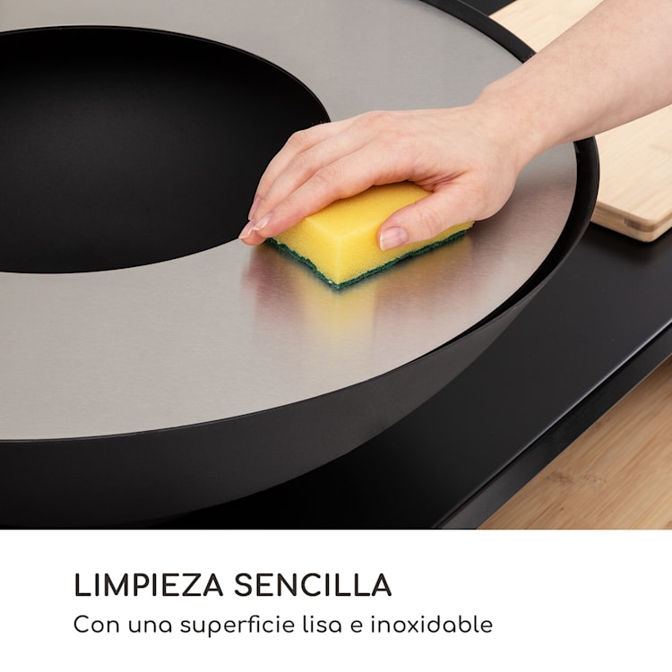 Savage 2.0 Wide Brasero con plancha Tabla de cortar Funda protectora Ancho | Negro