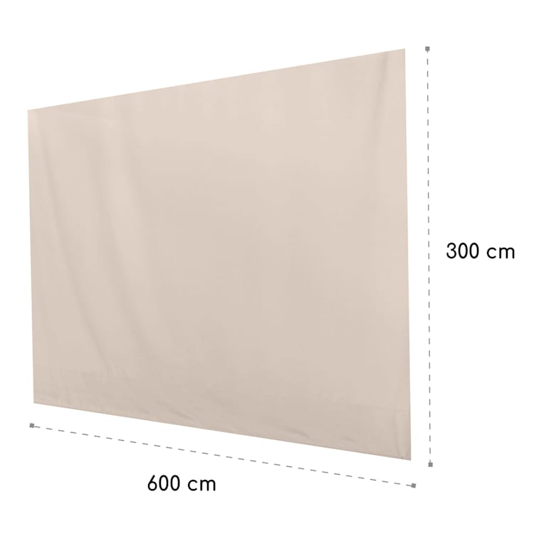 Pantheon Cortina Pergola zamjenski komplet bočnih zidova: 4 zida 200 g/m² poliesterska tkanina 3 x 6 m 3 x 6 m | Bež