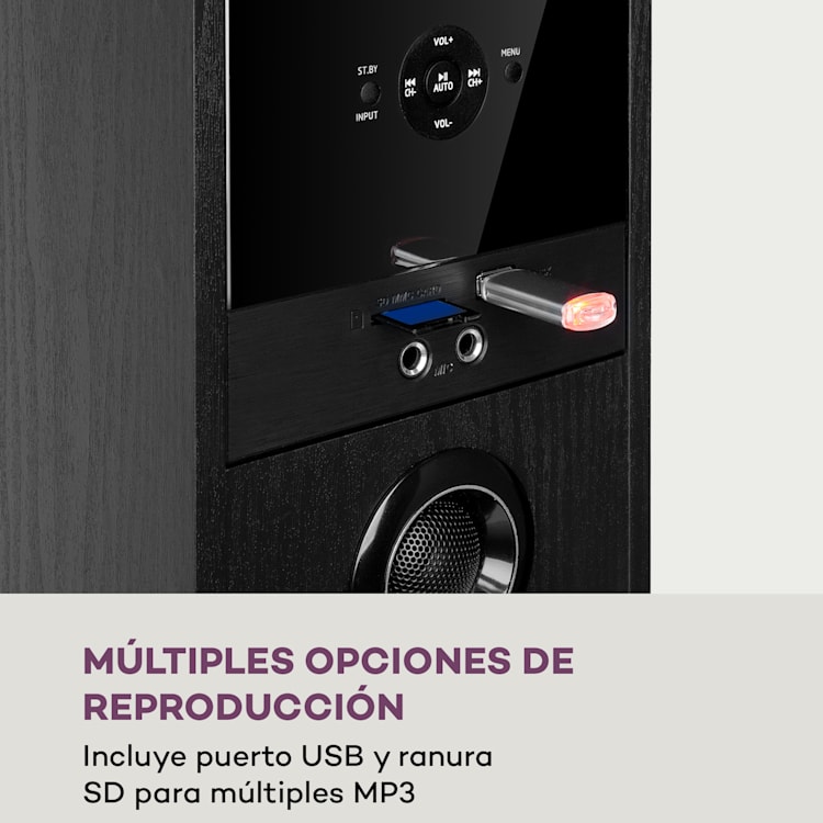 Linie 200A Altavoz de torre 3 vías 2 x 80 W RMS Altura: 92 cm