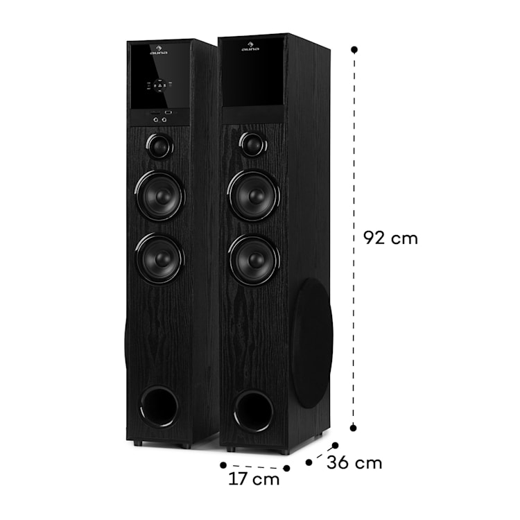 Linie 200A Standlautsprecher 3-Wege 2 x 80 Watt RMS Höhe: 92 cm