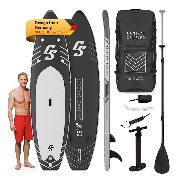 Lanikai Cruiser 9.8, deska do pływania SUP, pompowana, zestaw, 305 x 77 x 10 cm