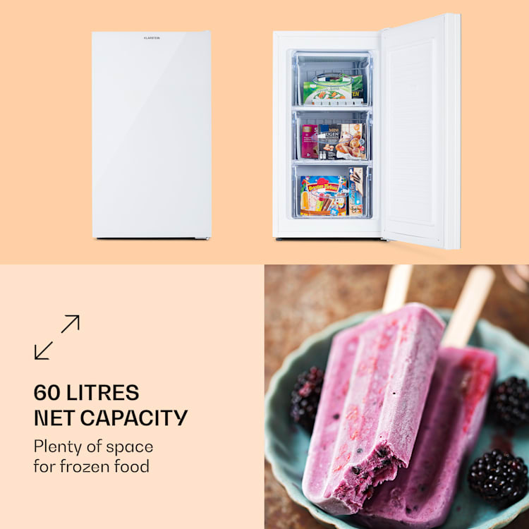 Pluto 60L Freezer 4-star 60 litres down to -18 °C White