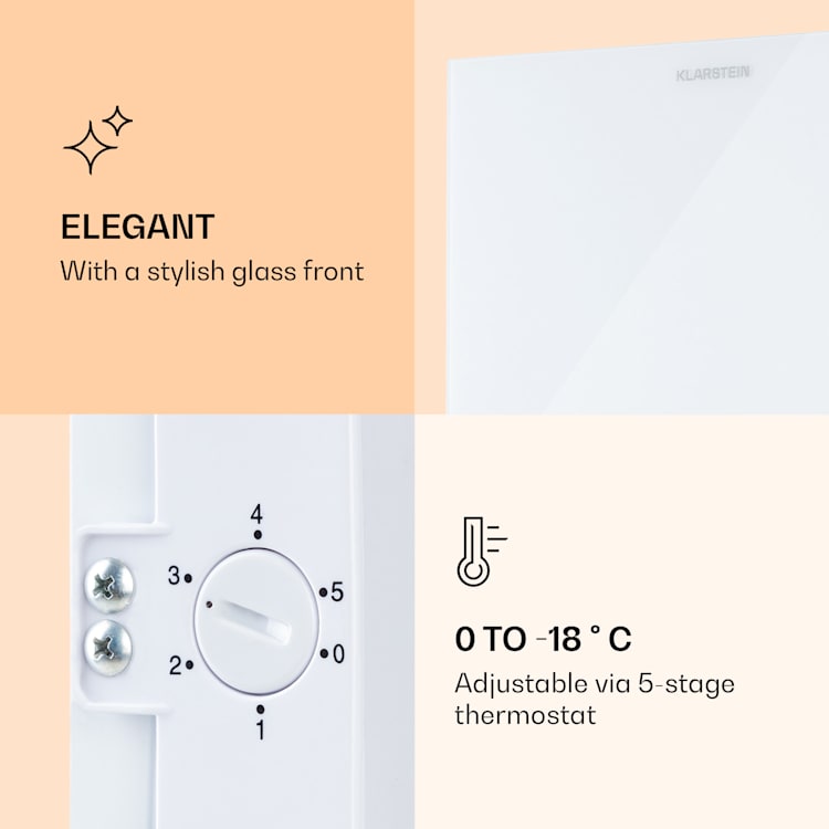 Pluto 60L Freezer 4-star 60 litres down to -18 °C White