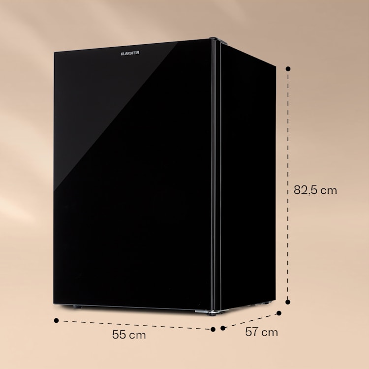 Congélateur Pluto 80L 4 étoiles 80 litres jusqu'à -18 °C Noir
